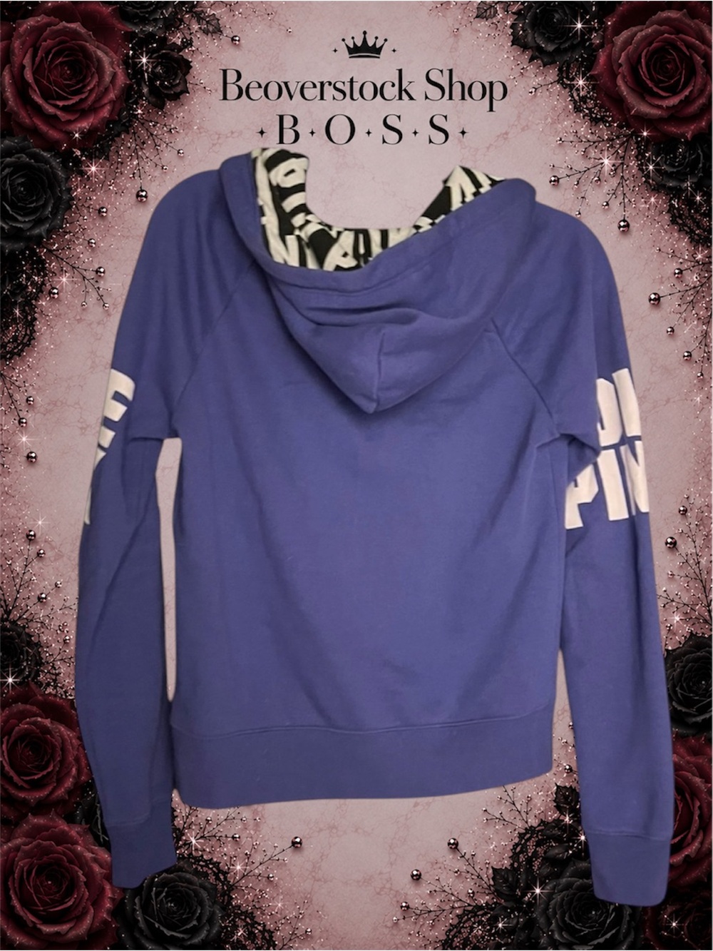 PINK Victoria’s Secret Full Zip Hoodie – EUC, Size Small - Picture 6 of 7